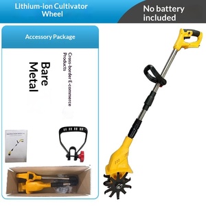 Micro-cultivateur portatif à <span class=keywords><strong>batterie</strong></span> lithium, machine à ameublir la terre, motoculteur agricole, petit cultivateur rotatif électrique domestique - Product Image 6