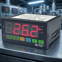 Tachymètre Mypin FA8-6NN2B à affichage LED 6 chiffres pour montage sur panneau, 0,01 Hz à 8 kHz, vitesse et fréquence, 90-260 V AC/DC, RS232 Modbus-RTU