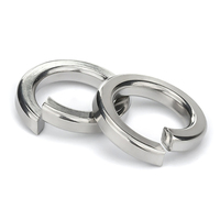 Stainless Steel Spring Washers, Heavy-Duty Split Lock Washers for Machinery Fastening