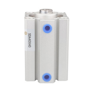 Sda40x40 <b>Slim</b> Cylinder 40mm Bore 40mm Stroke Pneumatic Actuator Industrial Automation Component - Product Image 4