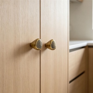 Zinc Alloy Round Minimalist Durable Cabinet Drawer <b>Wardrobe</b> Handle - Product Image 1