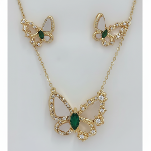 Set di gioielli eleganti e armoniosi in due pezzi allettante per un aspetto elegante - Product Image 1