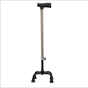 Bastón de Aluminio Hengfukang con Cuatro Puntas, Ajustable de 75-97.5 cm, Ligero y Antideslizante - Product Image 1
