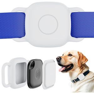 ที่ใส่ปลอกคอสุนัขกันน้ำสำหรับ Life360 Tile Mate Tracker แพ็ค 2 ชิ้น ฝาครอบซิลิโคนทนทาน ป้องกันการสูญหาย สีขาว ดีไซน์เรียบง่าย - Product Image 2
