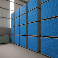 Plaque de plâtre acoustique pour plafond 9 mm, insonorisée, ignifuge, résistante à l'humidité, plaque de plâtre lisse, panneau de construction