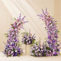 QiYing Victory Lavish Faux Rose Lavande pour Décoration de Mariage, Séances Photo, Vitrines de Centre Commercial, Arches d'Anniversaire et Toiles de Fond - EVA Élégant
