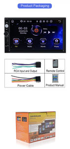 <span class=keywords><strong>Autoradio</strong></span> MP5 7 pouces <span class=keywords><strong>2</strong></span> <span class=keywords><strong>DIN</strong></span> Full HD RCA avec écran miroir, <span class=keywords><strong>caméra</strong></span> de <span class=keywords><strong>recul</strong></span> - Product Image 4