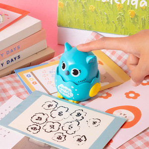 Coche de juguete de plástico con forma de dibujos animados de búho para niños, premio para jardín de infancia - Product Image 2