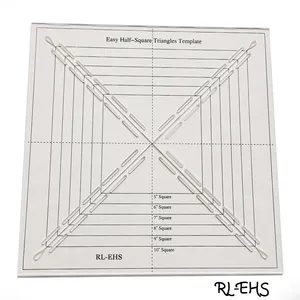 Esay半方形三角形模板绗缝尺和绗缝模板 # RL-EHS
