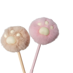 Dễ Thương Kawaii cô gái-trái tim vui vẻ Mèo Paw lông bút bi giá thấp bán buôn trẻ em của văn phòng phẩm - Product Image 2