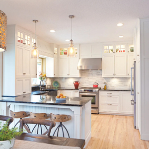 Armoires de <span class=keywords><strong>cuisine</strong></span> en forme de U personnalisées prêtes à monter en bois à <span class=keywords><strong>angle</strong></span> <span class=keywords><strong>gauche</strong></span> Armoire de <span class=keywords><strong>cuisine</strong></span> en forme de U de concepteur meubles de rangement à vendre - Product Image 3