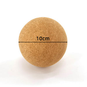 Bola de corcho de alta calidad ecológica, bolas de masaje para pies para regalo, Natural envoltura retráctil, ejercicio de Yoga, Color natural - Product Image 6