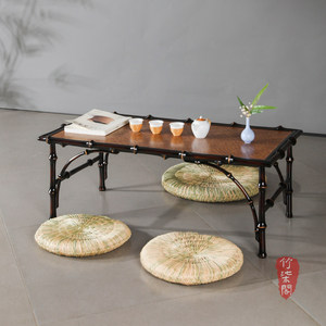<b>Bamboo</b> Tatami Tea <b>Table</b> Lacquered Woven Rectangular Low <b>Table</b> For Tea Brewing Coffee <b>Table</b> - Product Image 1