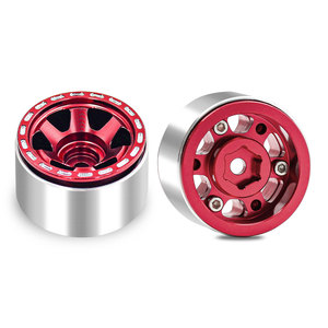 Jantes Beadlock en alliage de 1,0 pouce pour voitures RC, pièces de mise à niveau pour modèles 1/18 <span class=keywords><strong>Trx4M</strong></span>, 1/24 Scx24, Fms, Fcx24, Gladiator, Bronco, C10, accessoires métalliques - Product Image 4
