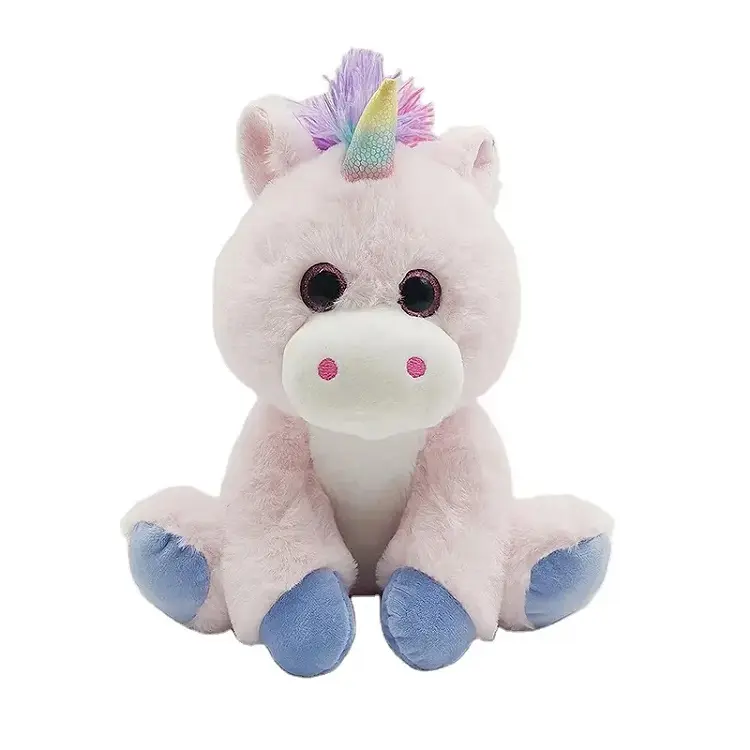 Bán Buôn Unicorn Đồ Chơi Sang Trọng Cầu Vồng Màu Hồng Đôi Mắt Lớn Unicorn Đồ Chơi Sang Trọng Foe Cô Gái Phổ Biến Unicorn Thú Nhồi Bông Đồ Chơi Sang Trọng