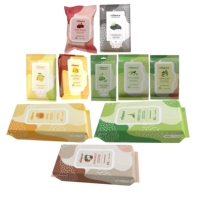 Lingettes démaquillantes biodégradables naturelles à base de plantes pour le visage et les yeux, sans alcool, formule non irritante, nettoyage rapide