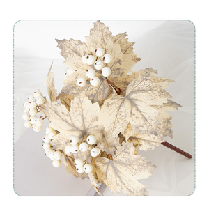 Lễ Hội thu hoạch mùa thu trang trí lá phong trang trí hoa nhân tạo cảm ứng thực sự Halloween - Product Image 5