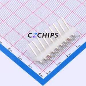 HC-3.96-9A9W-G Wire-to-Board Pin Header Bent Lead Through Hole,P=3.96mm Connector 1x9P 3.96mm Right Angle Insert CH - Product Image 1