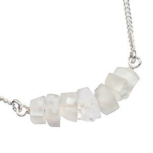 Increíble Collar de Piedras Preciosas de Piedra Lunar Arcoíris Natural con Cuentas de Plata de Ley 925 para Mujer, Proveedor ODM OEM - Product Image 1
