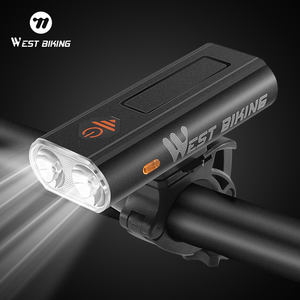 Phare de <span class=keywords><strong>vélo</strong></span> étanche à haute luminosité WEST BIKING, <span class=keywords><strong>lampe</strong></span> <span class=keywords><strong>LED</strong></span> rechargeable ultralégère pour <span class=keywords><strong>vélo</strong></span> - Product Image 1