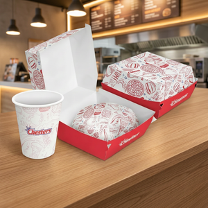 Cajas para Comida para Llevar de Restaurantes de Comida Rápida, Impresión Personalizada al por Mayor, Empaquetado de Hamburguesas de Alta Calidad y Grado Alimenticio - Product Image 3