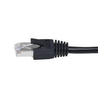 Connecteur Ethernet M12 X Code 8 broches, câble blindé, fiche RJ45 CAT6, étanche IP67, connecteur plaqué or pour applications automobiles et industrielles