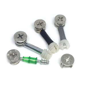 Tornillos de Madera para Muebles, Mini Tornillos de Fijación, Pernos de Conexión, Tornillos de Bloqueo de Leva para Gabinetes - Product Image 1