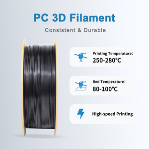 Filamento de PC Longqi de Alta Temperatura, 1.75mm, Resistente al Calor, Material de Impresión 3D de Policarbonato Industrial, 1kg, Filamento para Impresora 3D - Product Image 6
