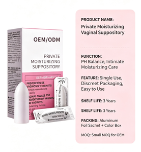 Soins intimes pour femmes : Suppositoires hydratants, <span class=keywords><strong>ovules</strong></span> <span class=keywords><strong>vaginaux</strong></span>, capsules équilibrantes du pH – Support OEM ODM, approvisionnement en gros - Product Image 6