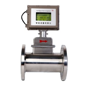 LPG cairan alami cerdas Digital 4-20mA denyut nadi RS485 OEM Flowmeter turbin <span class=keywords><strong>Gas</strong></span> aluminium - Product Image 1