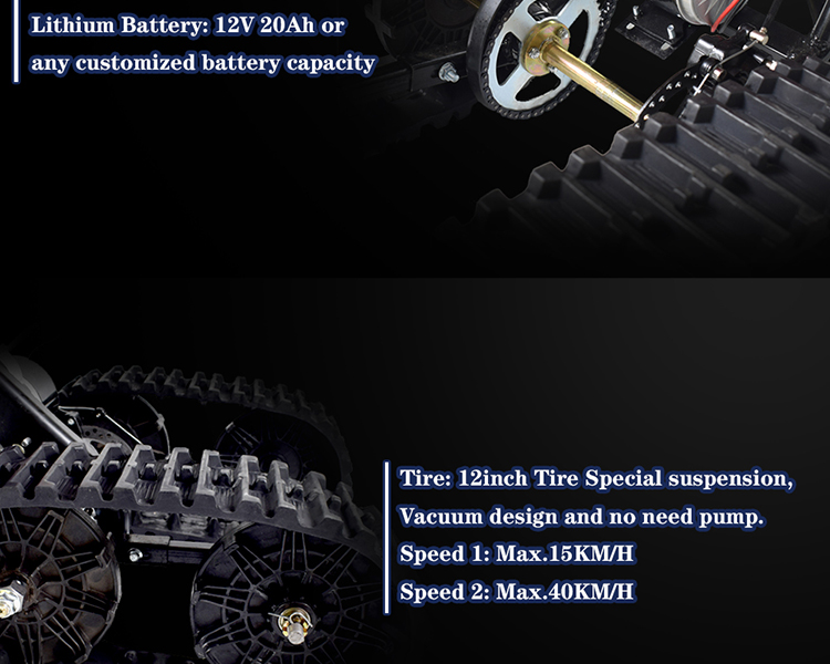 2021 New Winter Snow ATV Scooter/Snow ski Bike/Snow racer