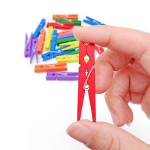 SYBW Multifunctionele 4,8 cm berkenhouten ecologische klassieke stijl lakafwerking hangende wasknijpers kerstdecoratie - Product Image 1