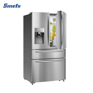 Réfrigérateur à porte française en acier inoxydable 516L avec distributeur d'eau - Product Image 5