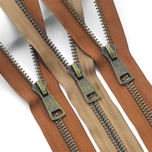 #3 #5 #7 #8 #10 Sudadera con capucha cremallera Cremallera Fermuar Metal Custom 10 # Brass Roll Jacket Bag Metal Zip cremallera metálica para chaqueta - Product Image 6