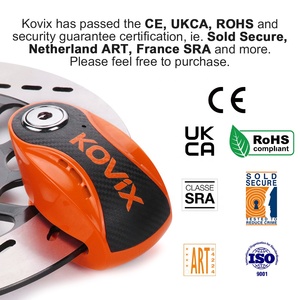 <span class=keywords><strong>Kovix</strong></span>-cerradura de disco antirrobo para bicicleta eléctrica, dispositivo de alarma IP67 de 120dB, resistente al agua, para Scooter y motocicleta - Product Image 2