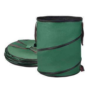 Sac à déchets de jardin Vertak 156L, sac à feuilles, bac à compost pliable en Oxford, poubelle de jardin pliable pour le recyclage - Product Image 2