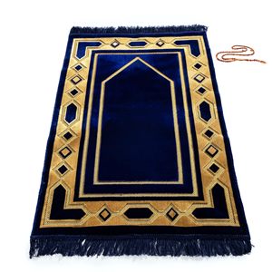 इस्लाम धर्म प्रार्थना मैट मुस्लिम प्रार्थना फोल्डिंग थोक उच्च गुणवत्ता प्रार्थना - Product Image 2