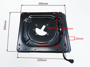 Siège de conducteur de bus automobile de qualité supérieure, <span class=keywords><strong>pivotant</strong></span> à 360 degrés, base rotative - Product Image 5