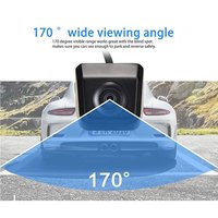 Cámara de visión trasera para coche, dispositivo de grabación de marcha atrás, CCD, con 8 LED de visión nocturna, gran angular, Universal, frontal/lateral/trasera, para estacionamiento