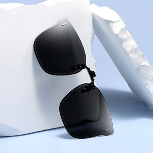2025 yeni trend polarize klipsli güneş gözlüğü erkekler kadınlar için UV400 yüksek kalite moda büyük çerçeve güneş gözlüğü - Product Image 2