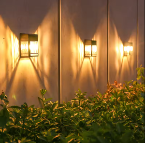 Appliques Offre Spéciale décoration rue extérieur linéaire mur solaire jardin lumières led étanche extérieur appliques - Product Image 6