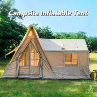 Tente de camping gonflable de luxe en tissu Oxford robuste pour 8 à 10 personnes, idéale pour les voyages en famille et les excursions en plein air
