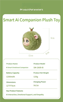 Nuovo Giocattolo di Peluche AI Qinghe, Compagno Interattivo per Chat Quotidiano e Ricerca Informazioni, Materiale in Plastica ABS + Cotone PP per Bambini e Adulti