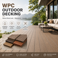 Tarima Compuesta Impermeable, Resistente al Fuego y Ecológica, con Acabado 3D Imitación Madera de Teca y Nogal, para Uso Comercial en Exteriores, Precio de Fábrica