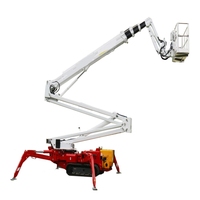 Nouvelle plateforme élévatrice araignée articulée hydraulique de 10 à 16 m, élévateur à flèche pour travaux en hauteur, élingue de levage, 380 V, acier, hôtels