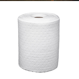 Rotolo Assorbente Chimico Bianco Oilspillpro, Tappetino Assorbente per Sversamenti in Polietilene, Modello OOA-R0350 Prodotto a Jiangsu - Product Image 1