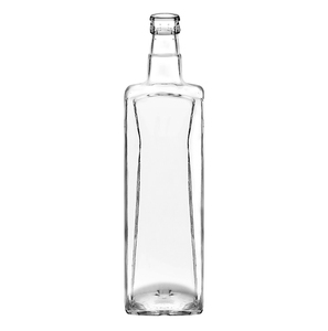 ขวดแก้วโอลิมโปสี่เหลี่ยมใสขนาด700มล. น้ำมันมะกอกเปล่าหม้อใส่น้ำมันน้ำส้มสายชูใช้ในครัวพร้อมฝาปิด - Product Image 2