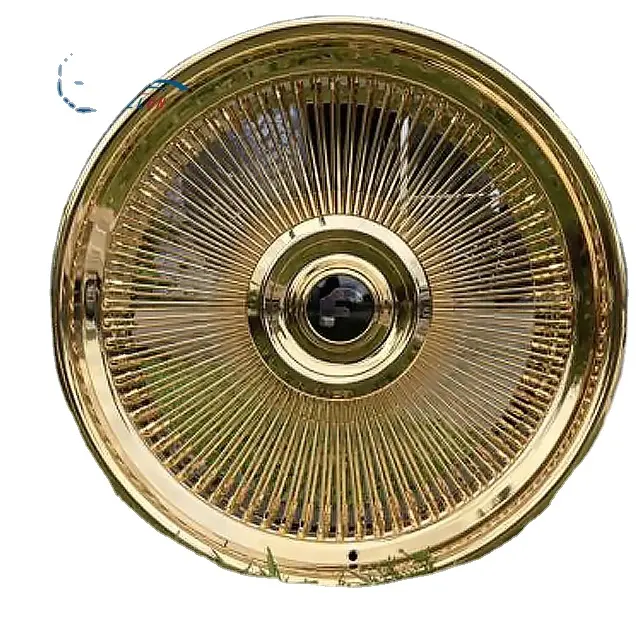 2024 Chrome ALL Gold wire wheel18 ''-26'' Jante à rayons multiples en fil métallique