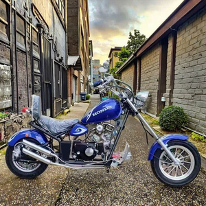 HondaRetro HarleyDog 125cc, <span class=keywords><strong>Mini</strong></span> <span class=keywords><strong>moto</strong></span> rétro élégante pour les trajets quotidiens, <span class=keywords><strong>moto</strong></span> de rue à essence - Product Image 1