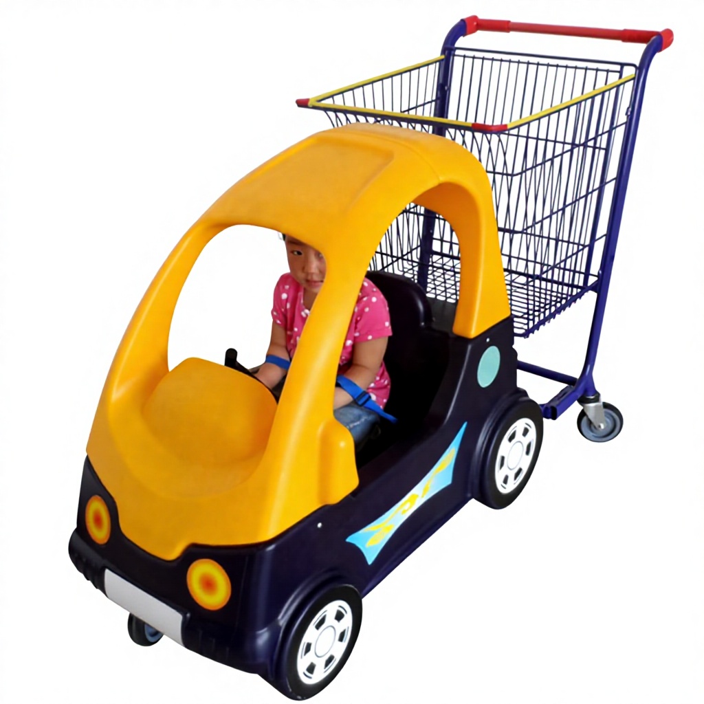 5輪の子供用ショッピングカート（おもちゃの車付き）| Alibaba.com